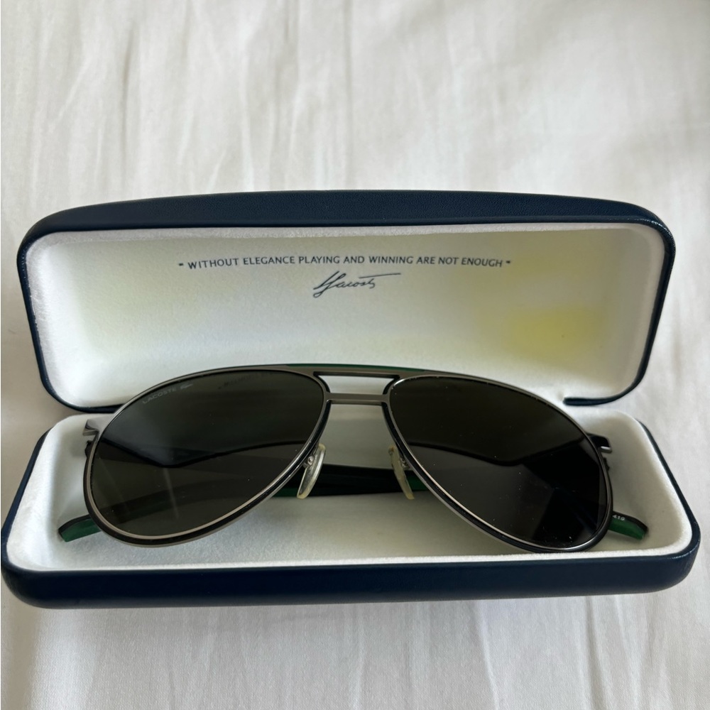 Lacoste sunglasses with fun aviator design